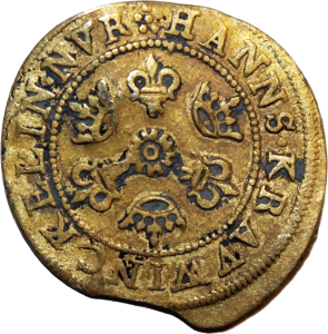 Hanns Krauwinckel Nuremburg Jetton c1580-1610 Hanns Krauwinckel Nuremburg Jetton c1580-1610